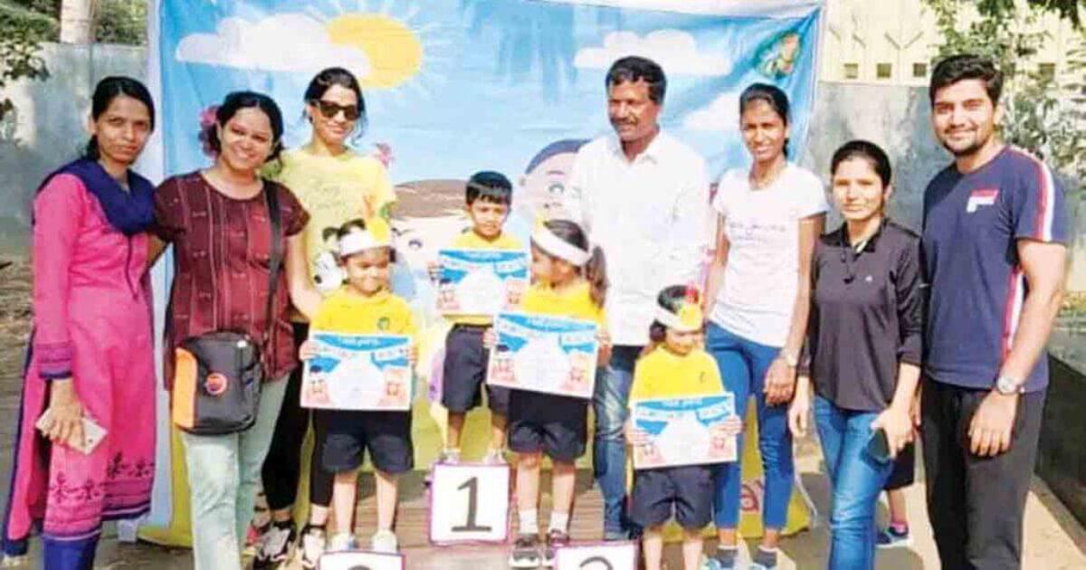 Amazing sportsmanship shown by kids of Bumble Bee Daycare and playschool (2)