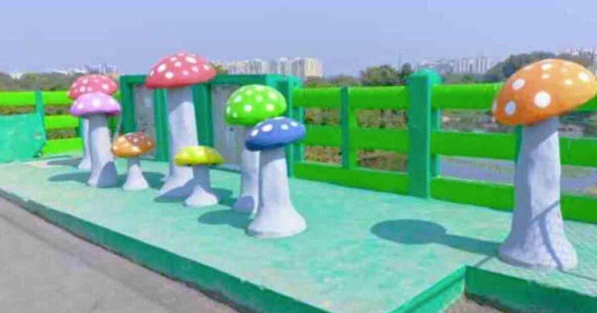 PCMC transforms dumping zone into selfie point at Kalewadi-Chinchwad bridge (1)