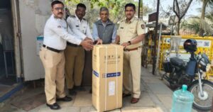 Water dispenser donated to Kondhwa Traffic Police Station (1) (1)