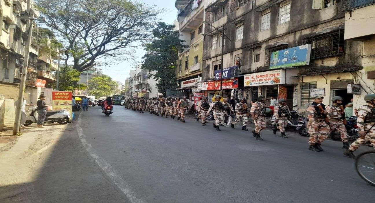 CAPF-Jawans-Deployed-in-Kasba-Constituency-for-by-poll