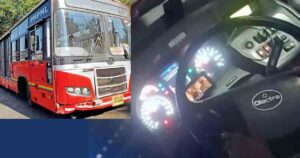 PMPML bus driver on duty caught watching movie on mobile