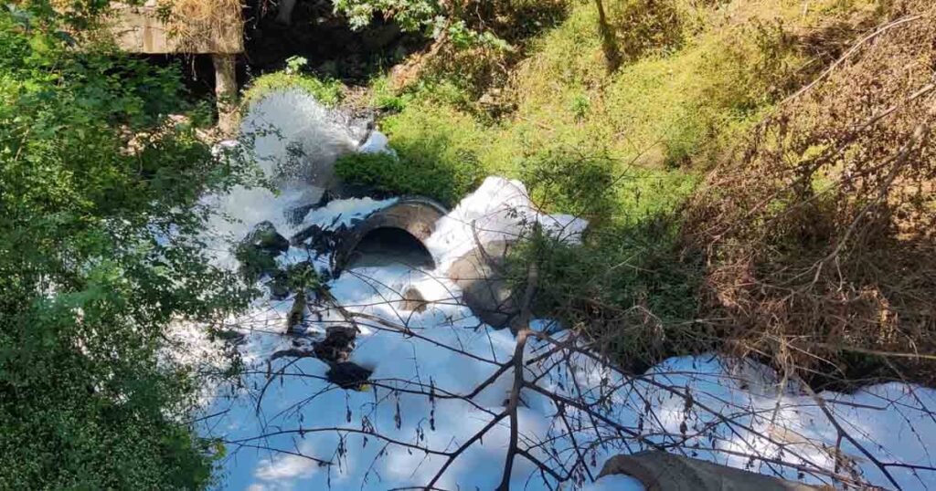 Pimpri News : Sewage waste being dumped into Pavana river allege residents 
