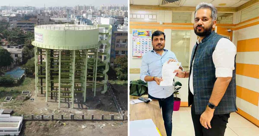 Shatrughna Kate meets PCMC Commissioner over non-operational water tank at Rajmata Jijau Park2