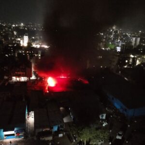 Pune News : A major fire broke out at Ganeshnagar Dhayari