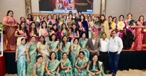 Women achievers felicitated by Agarwal Samaj Federation in Pune
