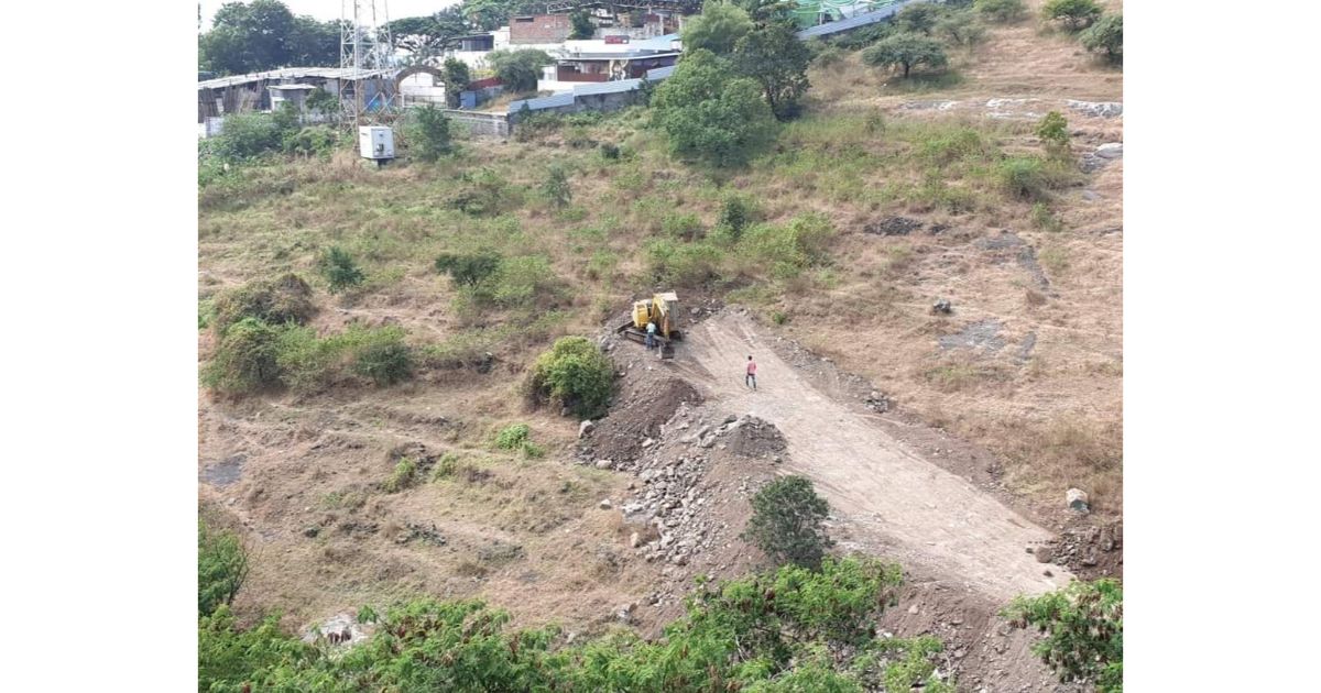 Environmental-activists-oppose-construction-activity-on-Vetal-Tekdi
