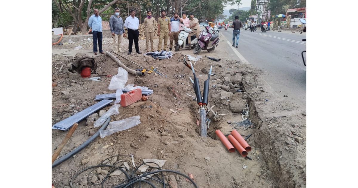Kondhva-UG-Feeder-damage-09-03-2022