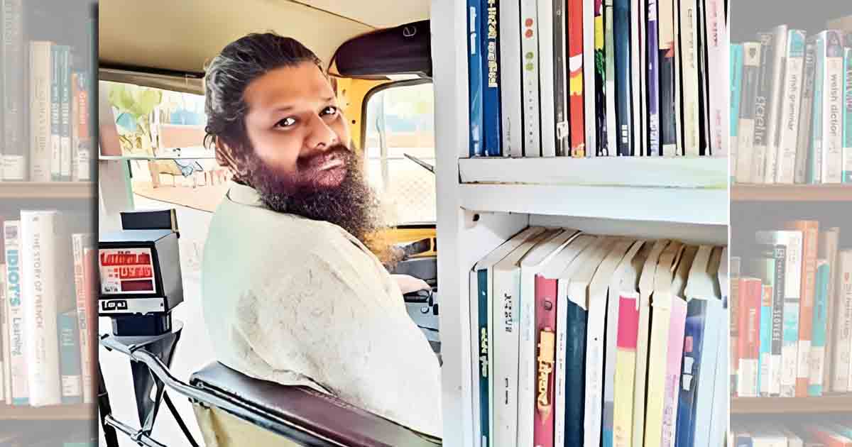 Library on Wheels for the first time in Pune, unique initiative by autorickshaw driver 2