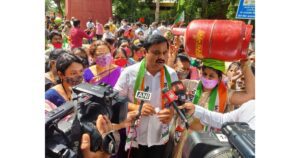 NCP-holds-protest-against-fuel-hike