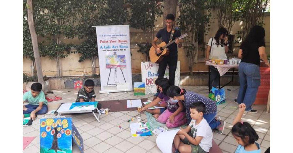Painting-workshop-held-in-Nyati-Exotica2