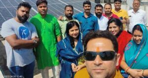 Solar 'powers' Sai Ganga Society in Undri 1