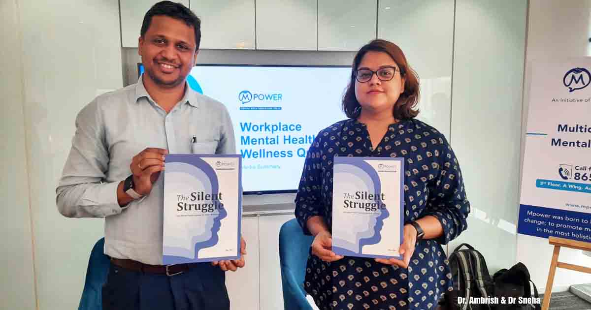 Survey on Mental Health and Wellness Quotient at Workplace among Corporate employees urges action for positive change 1