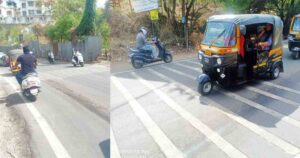 Anger Mounts Among NIBM Undri Road Residents Over Rumbler Strip Installation3