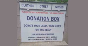 Baner residents install innovative donation drop box for unused items