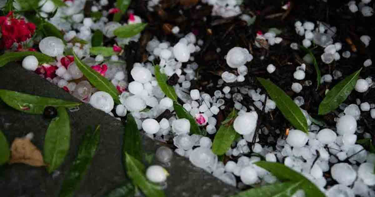 Hail storm