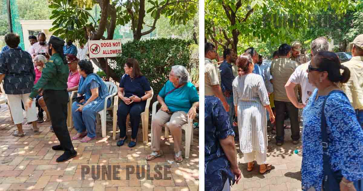 Over 100 residents of Clover Highlands on NIBM road held protest against builder