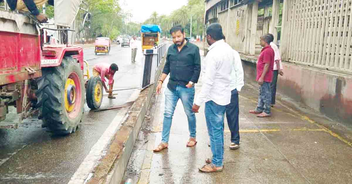 PMC Removes BRTS Lanes On Nagar Road
