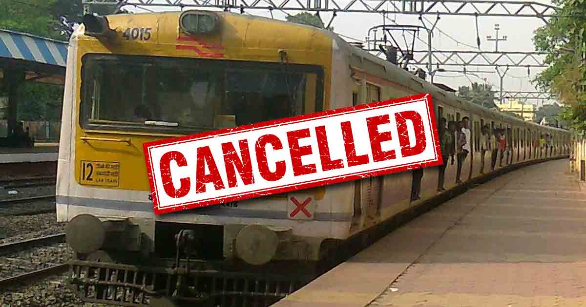 train cancelled
