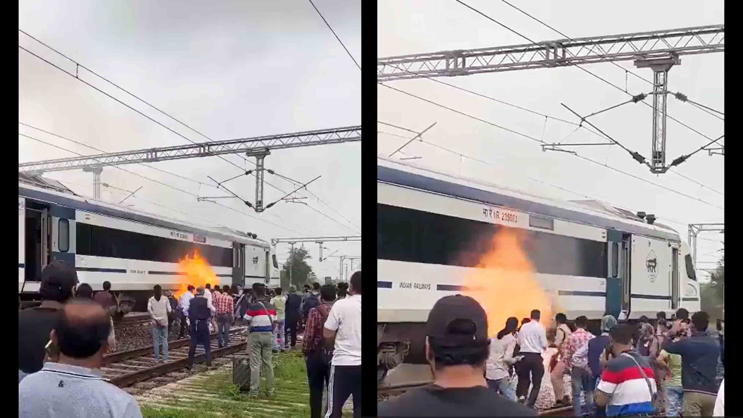 Fire Breaks Out in Coach of Bhopal-Delhi Vande Bharat Train, Passengers Safely Evacuated