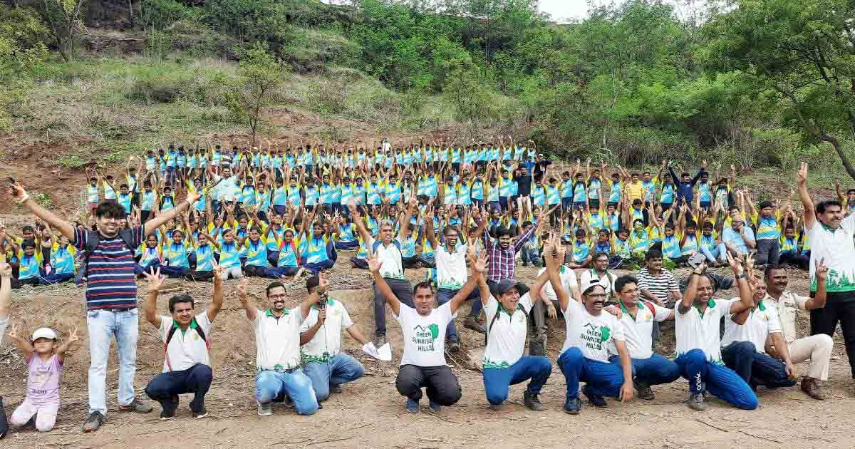 Green Sunrise Hills Foundation Leads Massive Tree Plantation Drive in Wagholi5