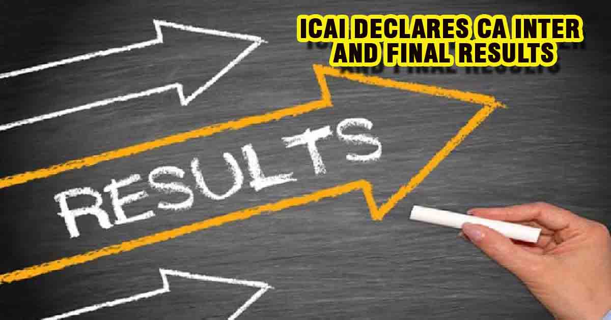 ICAI Declares CA Inter and Final Results for 2023