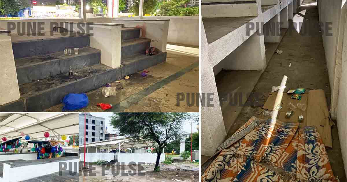 Illegal Activities Plague Newly Constructed Vegetable Market in Balewadi