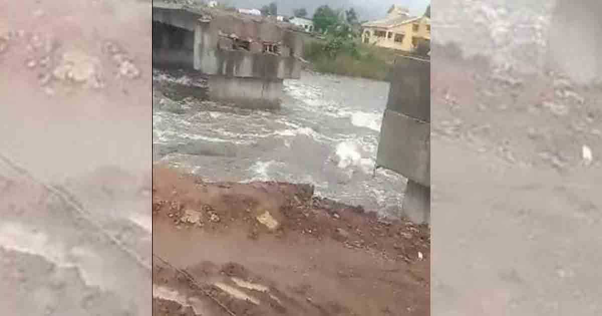 Road connecting 8 nearby villages in Maval Taluka washed away due to heavy rains