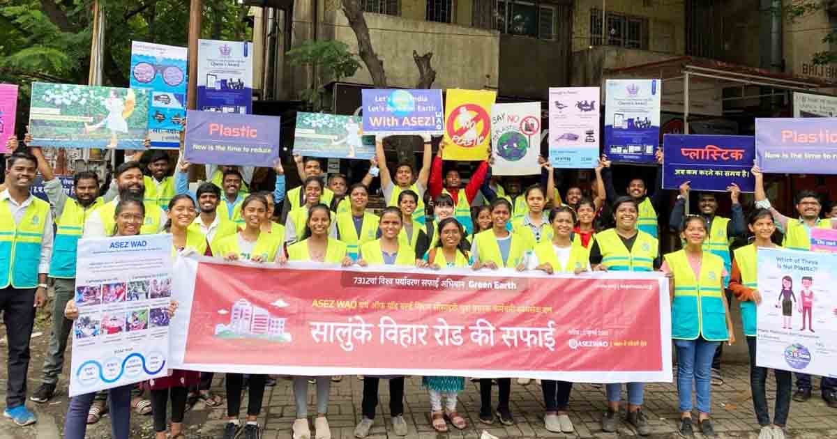 World Mission Society Church of God's ASEZ WAO conducts cleanliness drive on Salunkhe Vihar road 1
