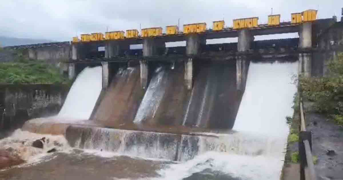 1340 cusecs of water released from Nira Deoghar Dam