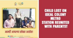 Child Lost On Ideal Colony Metro Station Reunited with Parents-low