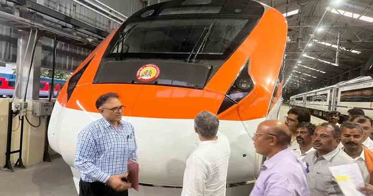 Orange-Coloured Vande Bharat Express train to be launched on August 19