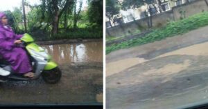Potholes & Waterlogging Plagues Wagholi Residents, Frustration Mounts Over Inaction by PMC1
