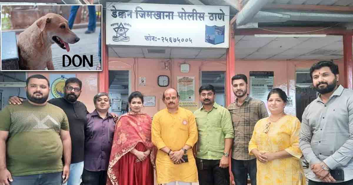 Pune Citizens Gathers to Pay Tribute to Dog 'Don' at Goodluck Chowk After Tragic Accident1