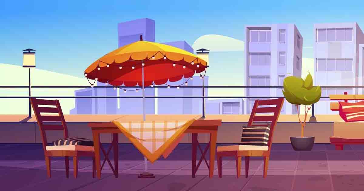 rooftop restaurant