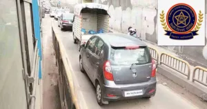 Fine of Rs 1500 For Driving in BRTS Lanes Issued by Pimpri Chinchwad Traffic Police