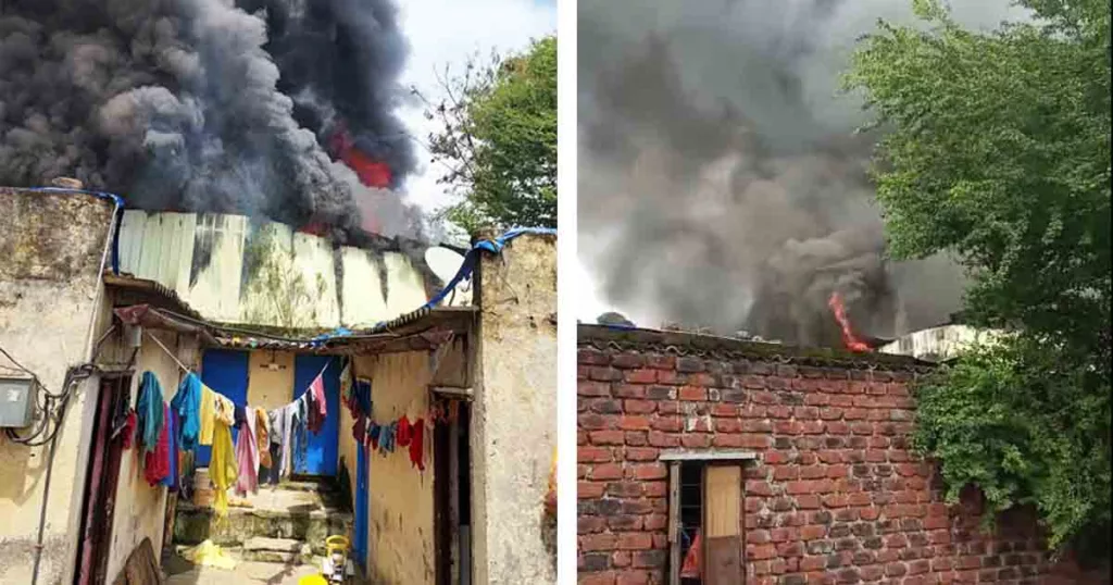 Fire breaks out at factory on Dhayari-Nanded Road