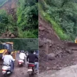 Landslide Occurs at Pasarni Ghat in Mahabaleshwar : Police Clears Traffic