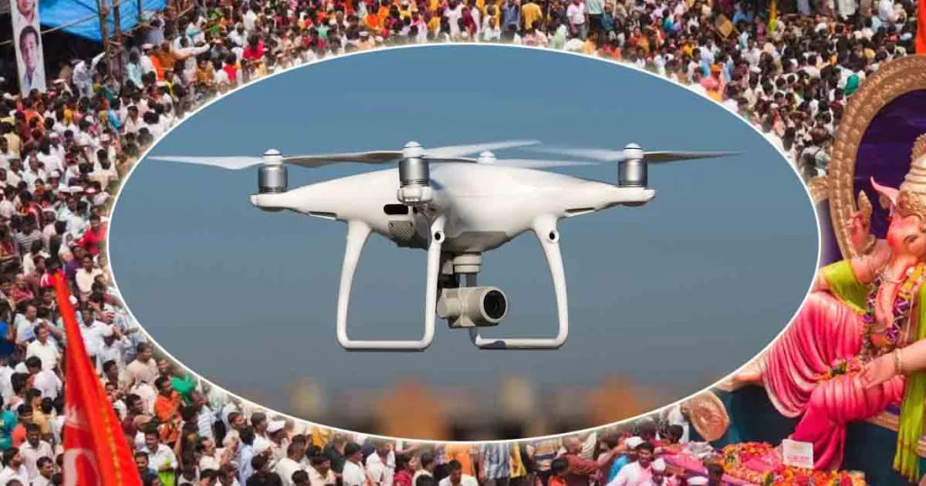 Pune Police registers an FIR as drone pictures of Ganesh Festival go viral on Instagram