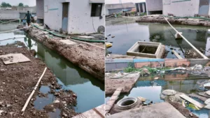 Accumulation of sewage water troubles Wagholi residents