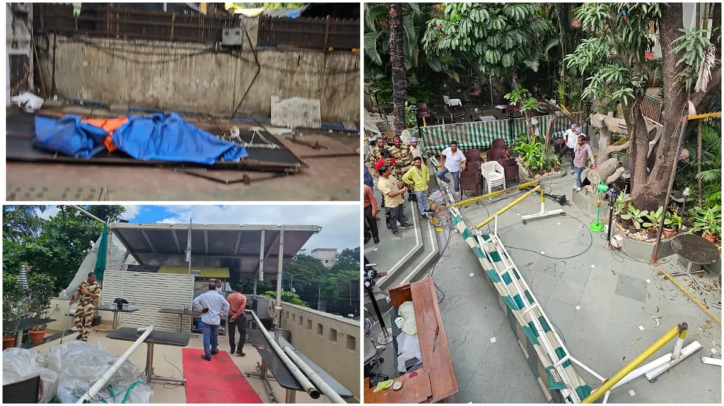 Pune : PMC removes encroachment made up by famous eateries on FC Road