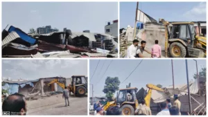 Pune : PMC takes action against unauthorised construction in Undri