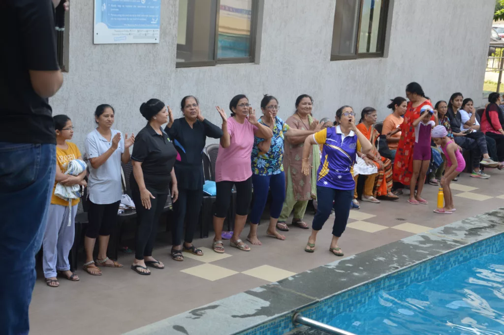 Aqua Zumba Event Held at Neco SkyPark Society in Pimple Nilakh