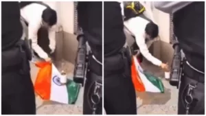 Pune Boy Studying In London Protects Indian Flag During Khalistani Protest