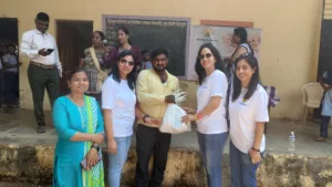 Manav Darshan Team Holds Ration Daan Programme In Bhawadi Gram Village