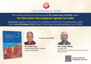 Pune International Center To Host Book Discussion On ‘An Alternative Development Agenda For India