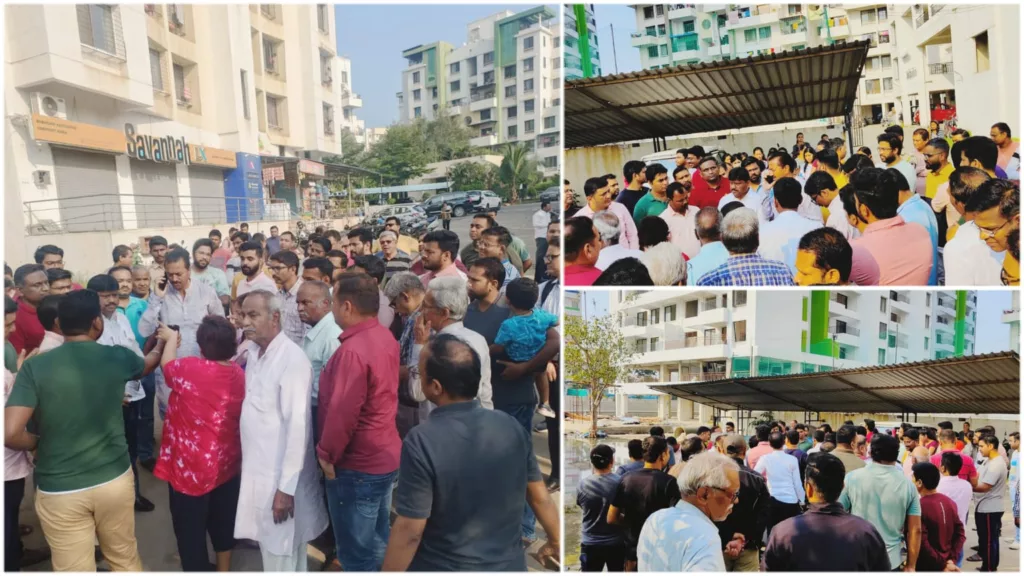 Pune News : Accumulation of sewage water troubles Wagholi residents ; raises health concern