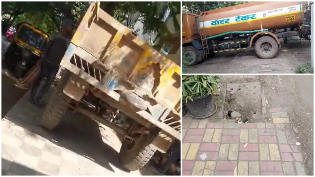 Viman Nagar residents express dissatisfaction over poor condition of footpaths