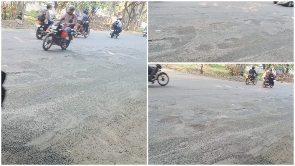 Residents raise concerns over deplorable condition of road near Empress Garden