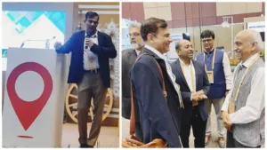PMRDA presents drone project at Geo Smart 2023 International conference in Hyderabad