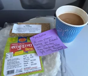 Indigo offers sweet surprise for IPS officer fasting for Navratri in flight
